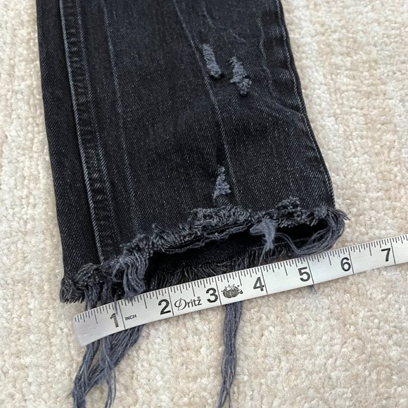 Abercrombie & Fitch High Rise Ripped Mom Jeans 26 / 2 Curve Love - Picture 6 of 10